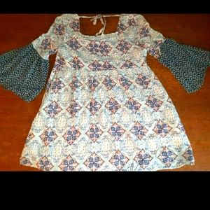 Peasant blouse with empire waist